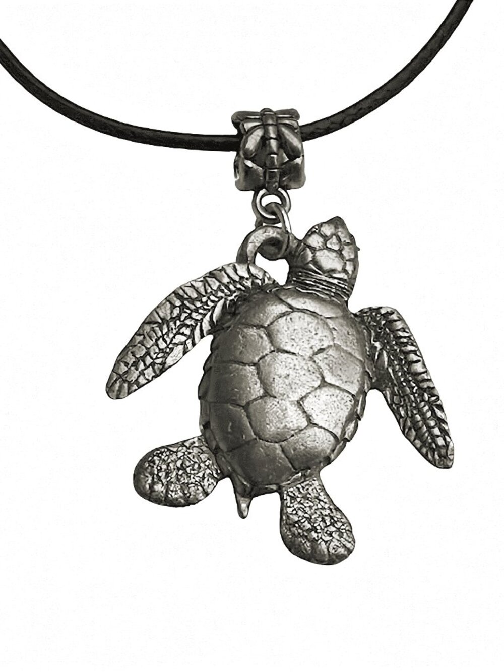 Pewter Sea Turtle Necklace 1346